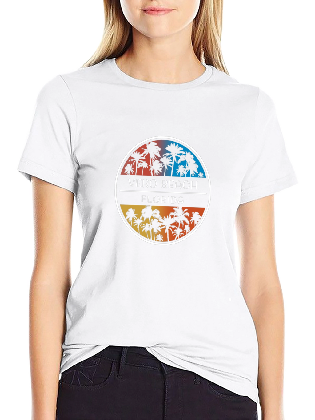 Vero Beach Florida Palm Tree T-Shirt