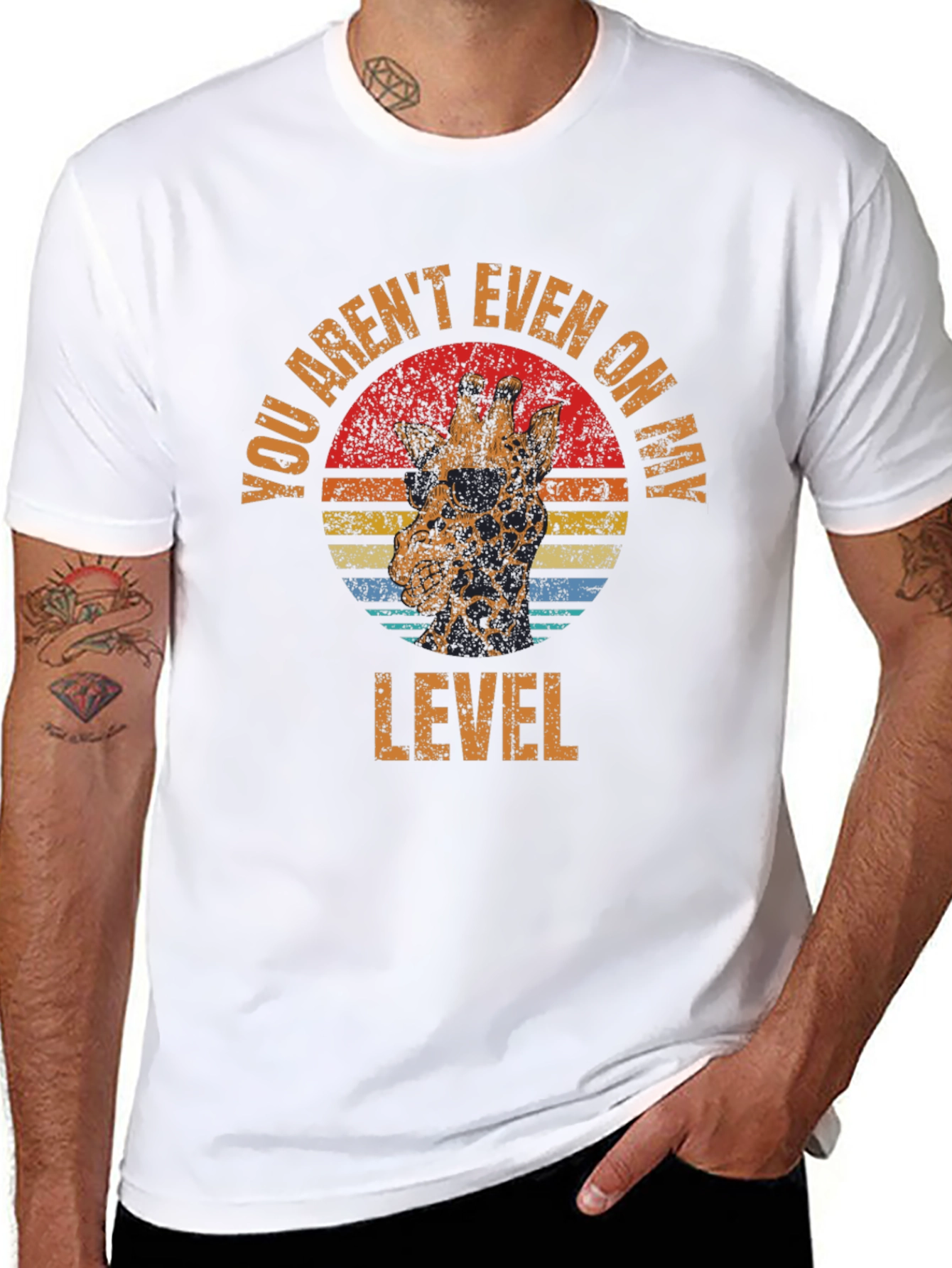 Funny Giraffe T-Shirt - You Arent Even on My Level