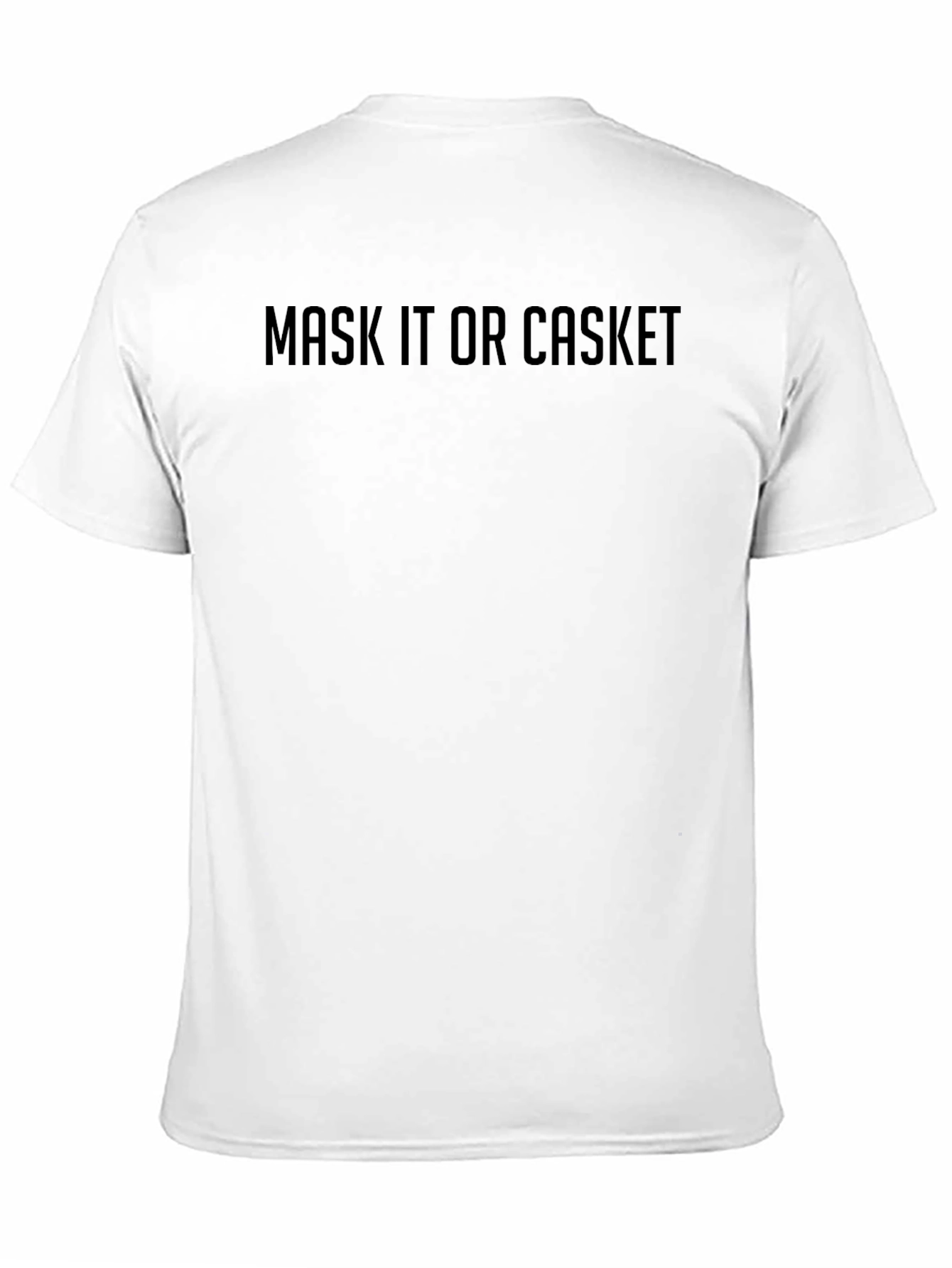 Mask It Or Casket Graphic Tee