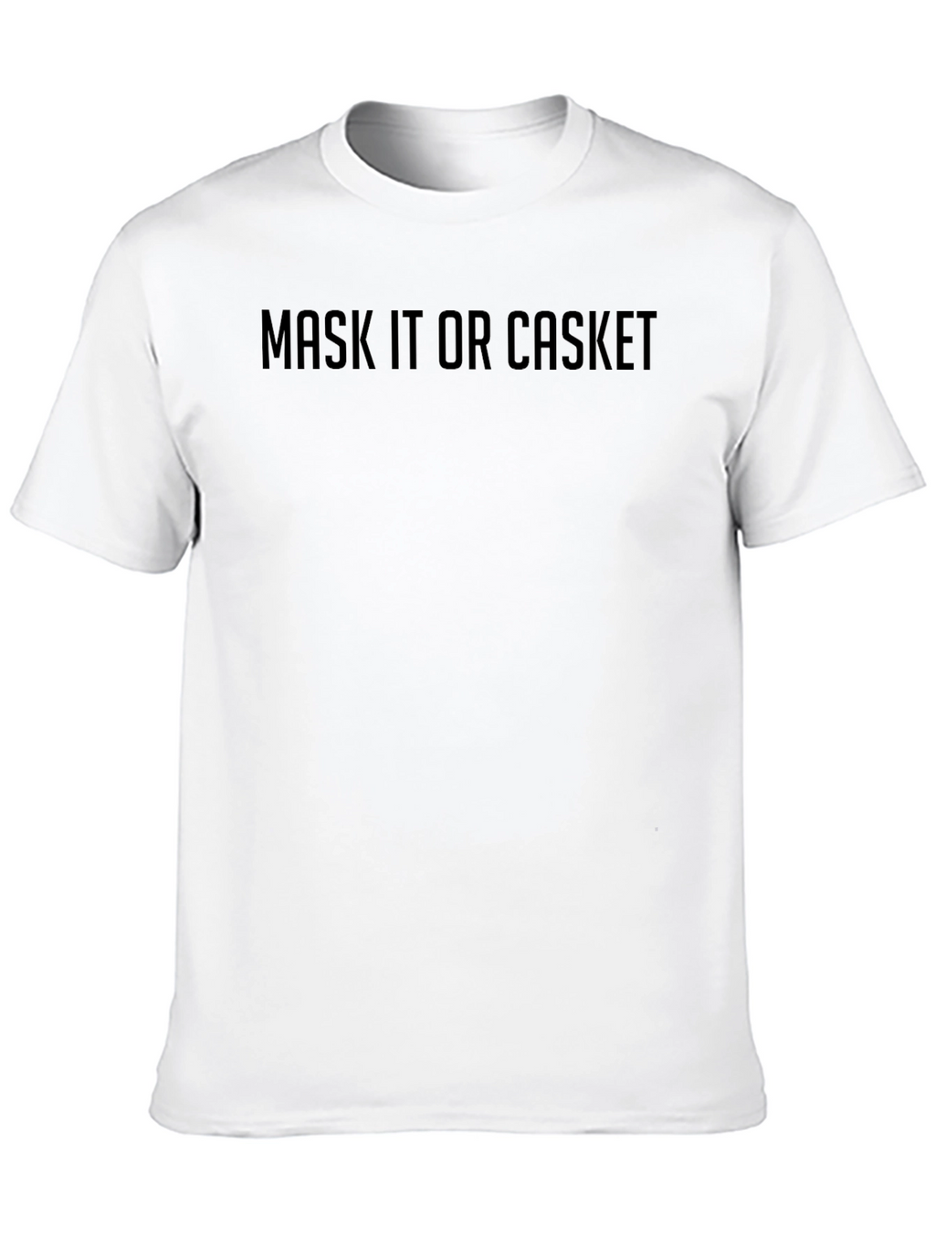 Mask It Or Casket Graphic Tee