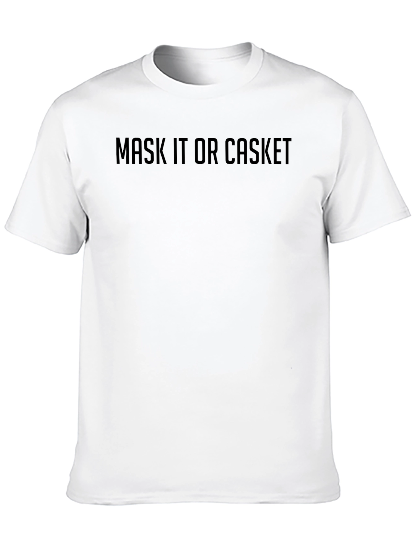 Mask It Or Casket Graphic Tee