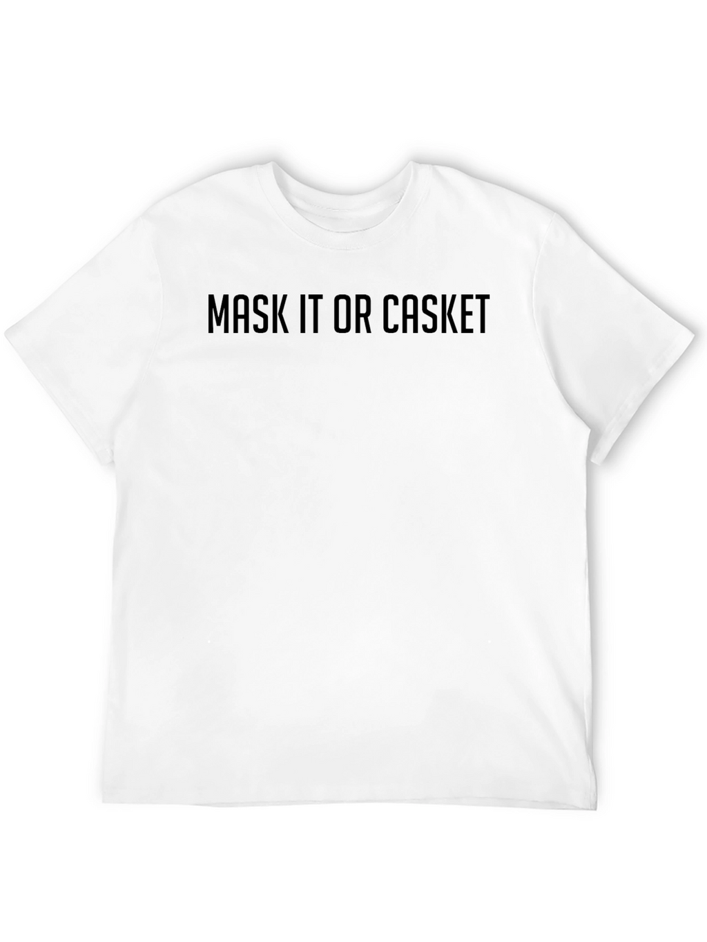 Mask It Or Casket Graphic Tee