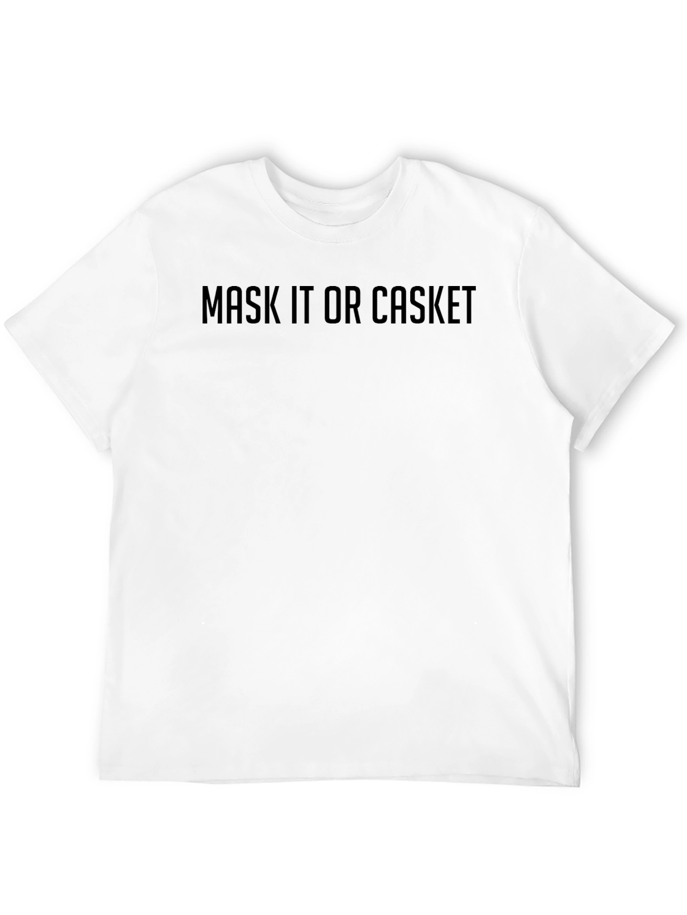 Mask It Or Casket Graphic Tee