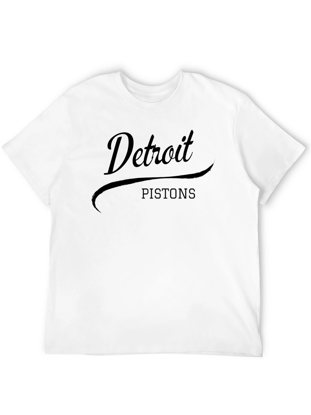 Detroit Pistons Black Graphic T-Shirt