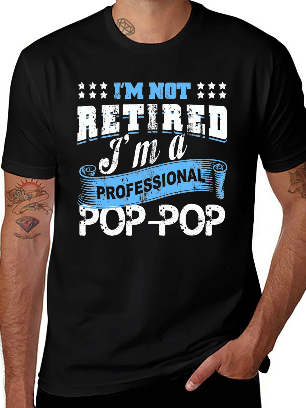 Professional Pop-Pop T-Shirt - Retired Grandfather Gift