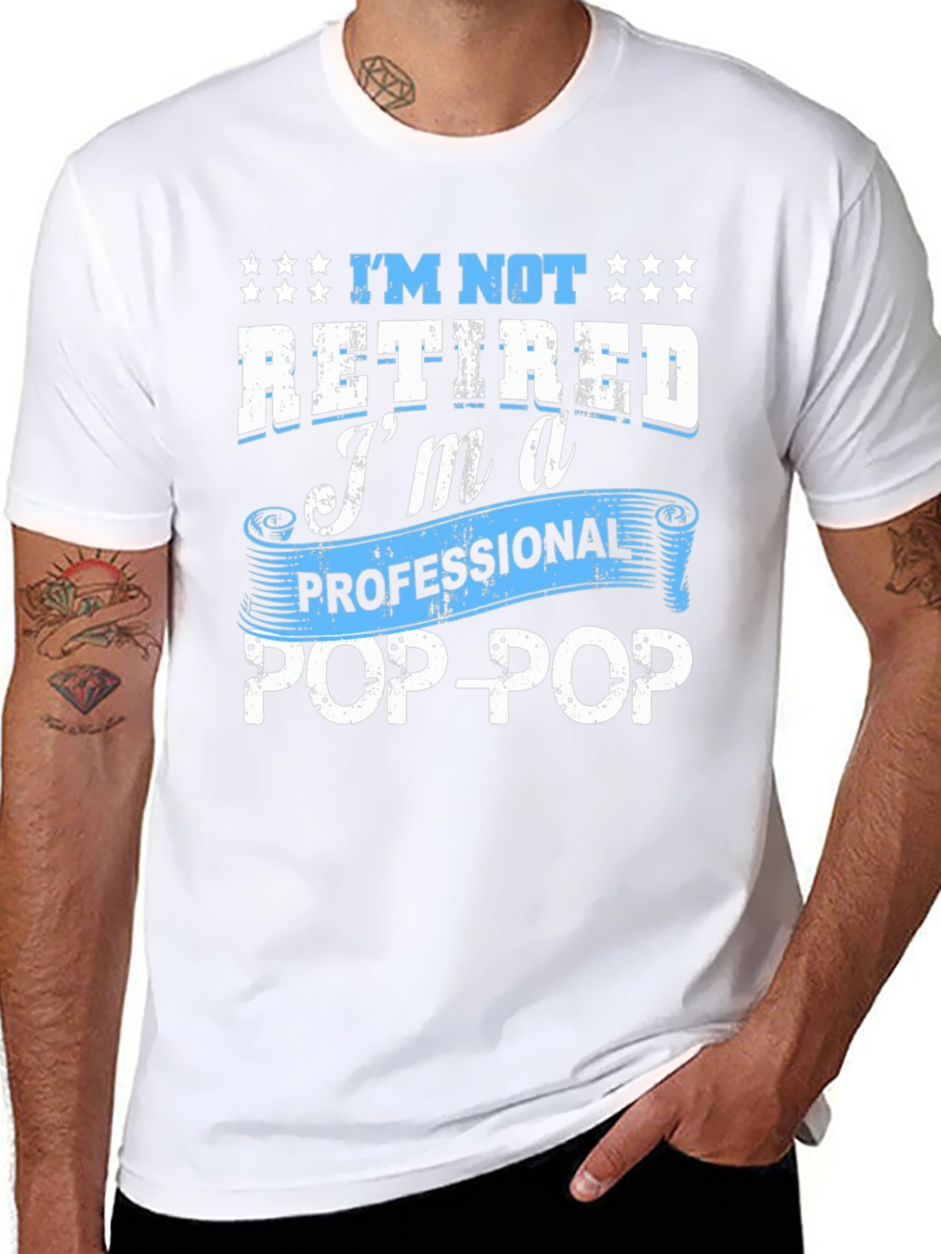 Professional Pop-Pop T-Shirt - Retired Grandfather Gift