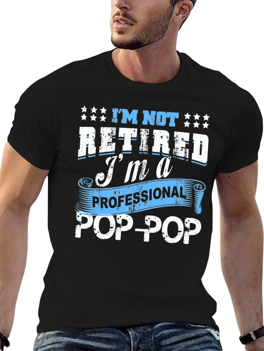 Professional Pop-Pop T-Shirt - Retired Grandfather Gift