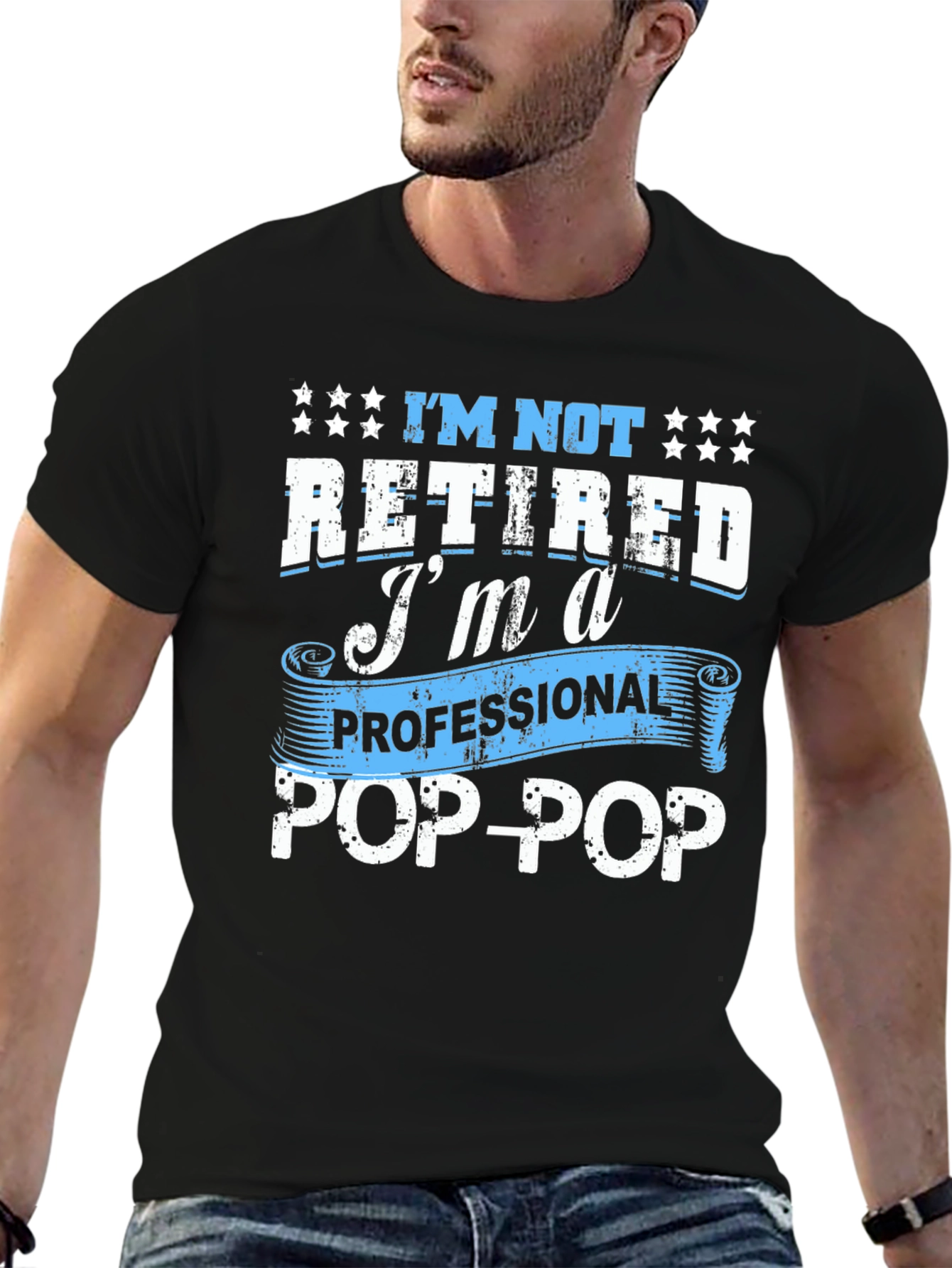 Professional Pop-Pop T-Shirt - Retired Grandfather Gift