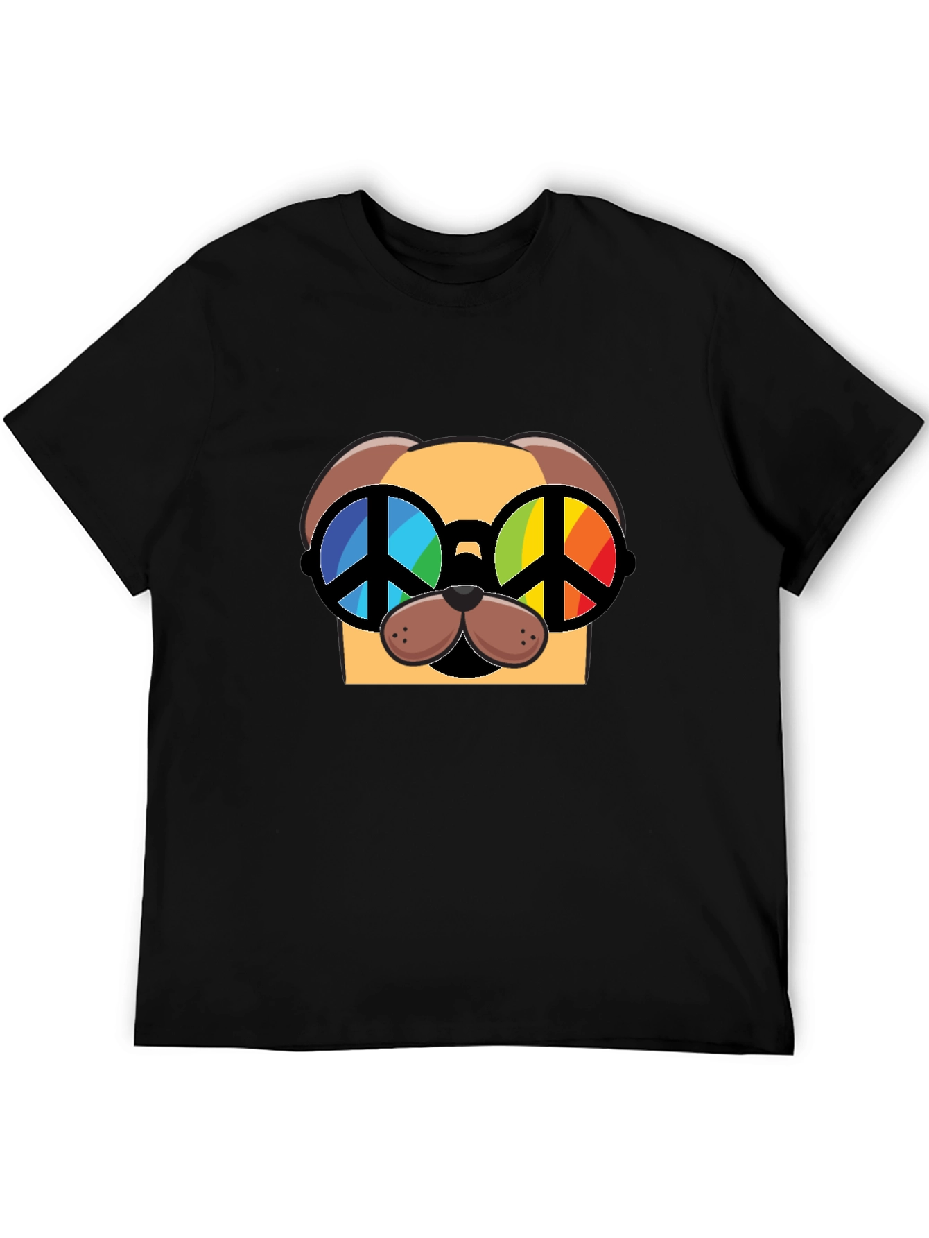 Peace Dog Graphic Tee - Stylish Unisex T-Shirt