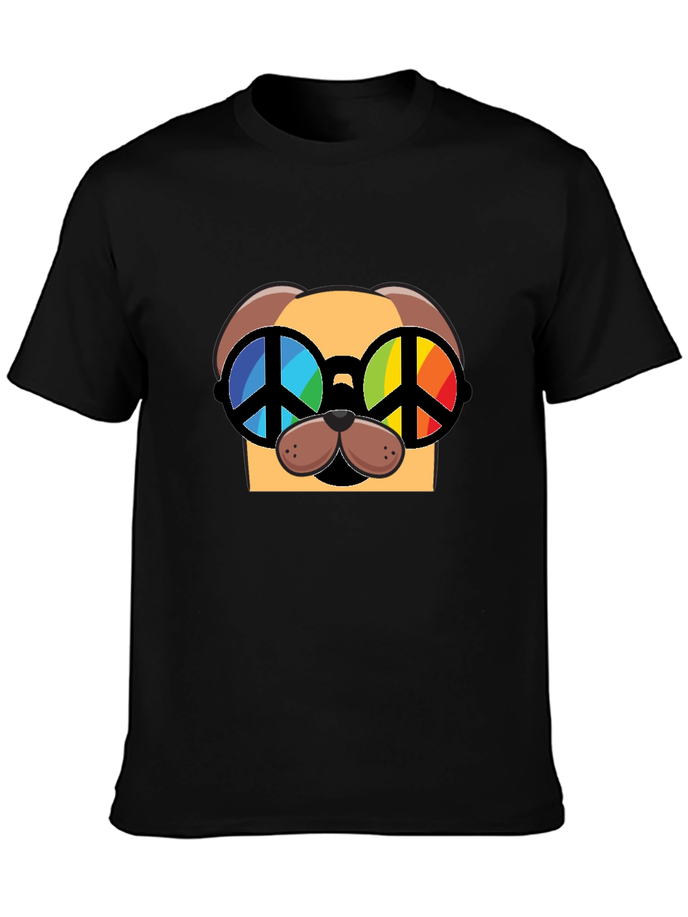 Peace Dog Graphic Tee - Stylish Unisex T-Shirt