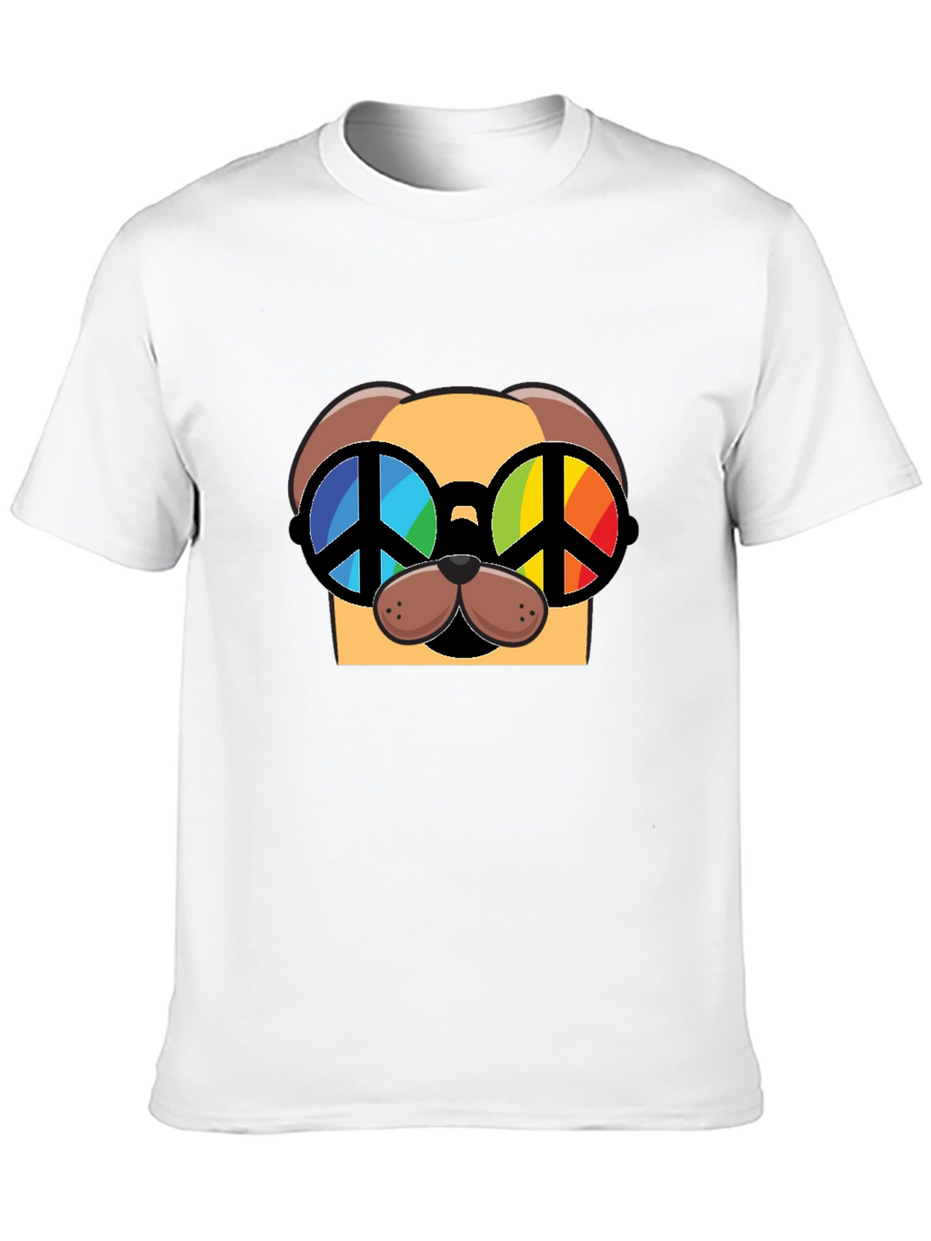 Peace Dog Graphic Tee - Stylish Unisex T-Shirt