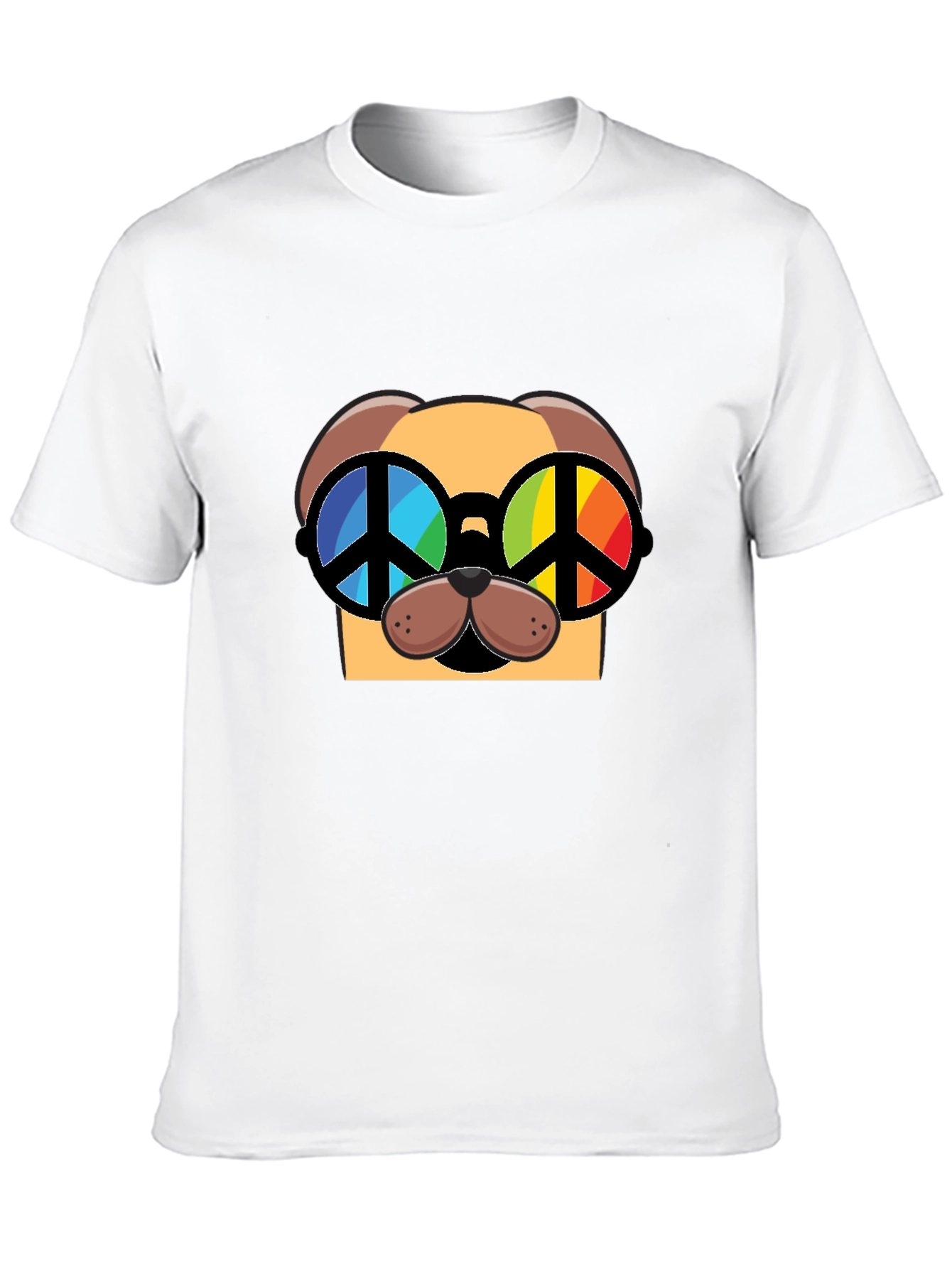 Peace Dog Graphic Tee - Stylish Unisex T-Shirt