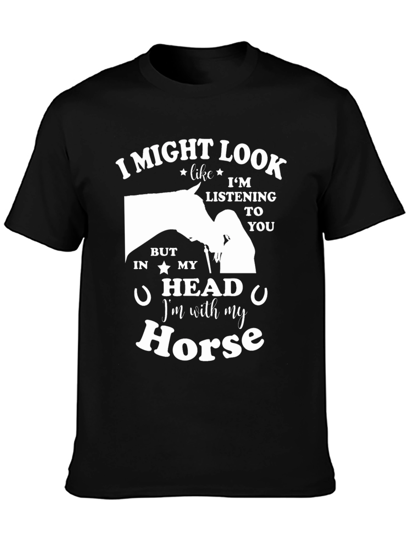 Im With My Horse Graphic T-Shirt
