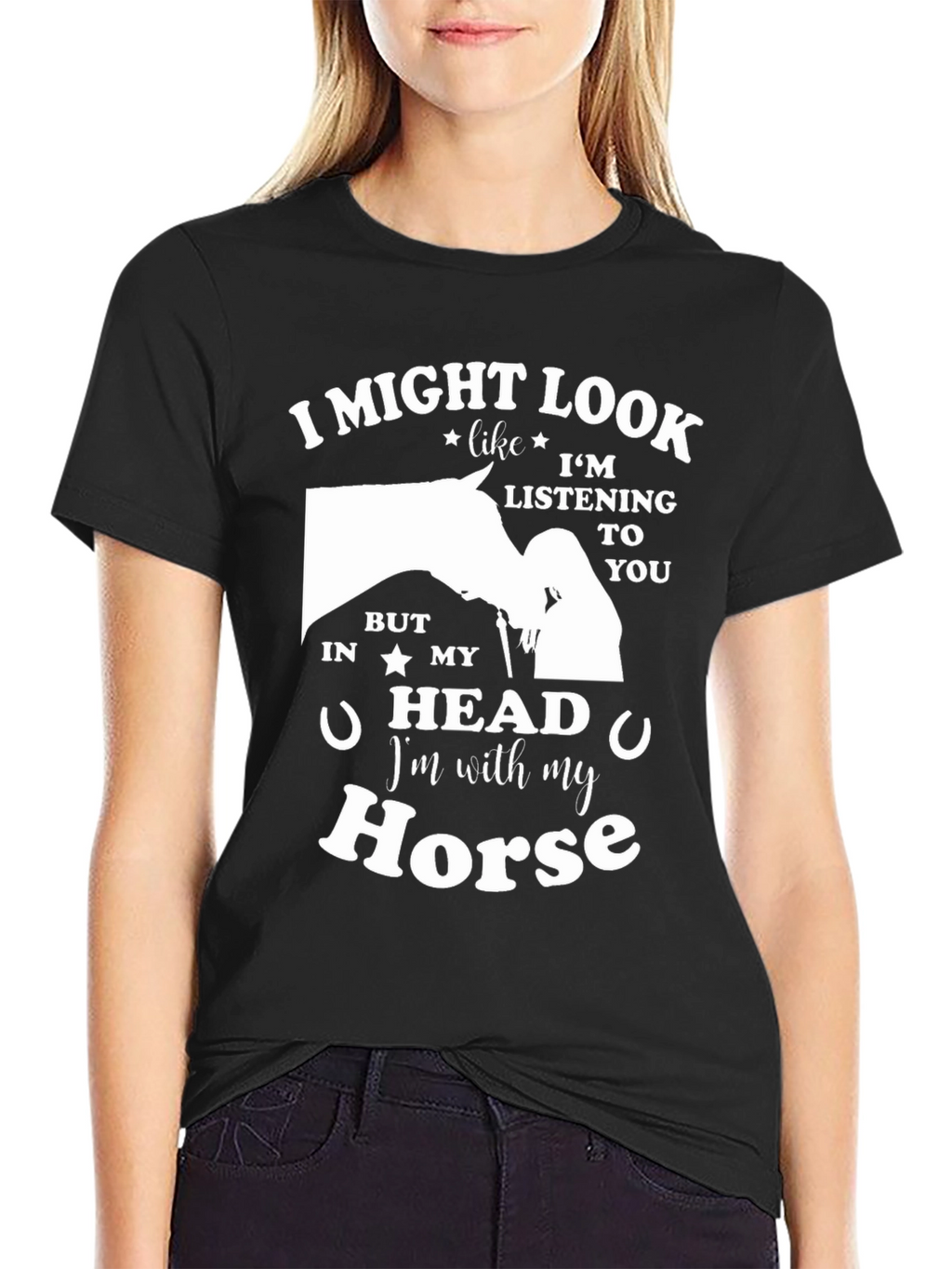 Im With My Horse Graphic T-Shirt
