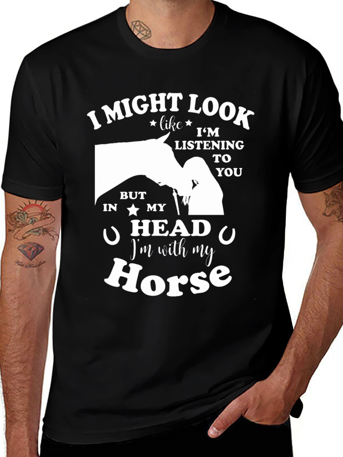 Im With My Horse Graphic T-Shirt