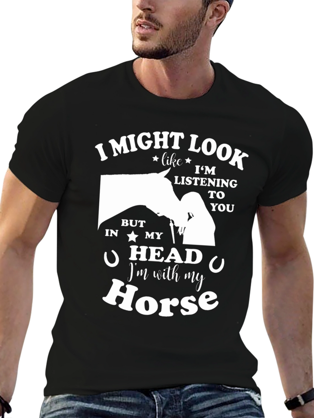 Im With My Horse Graphic T-Shirt