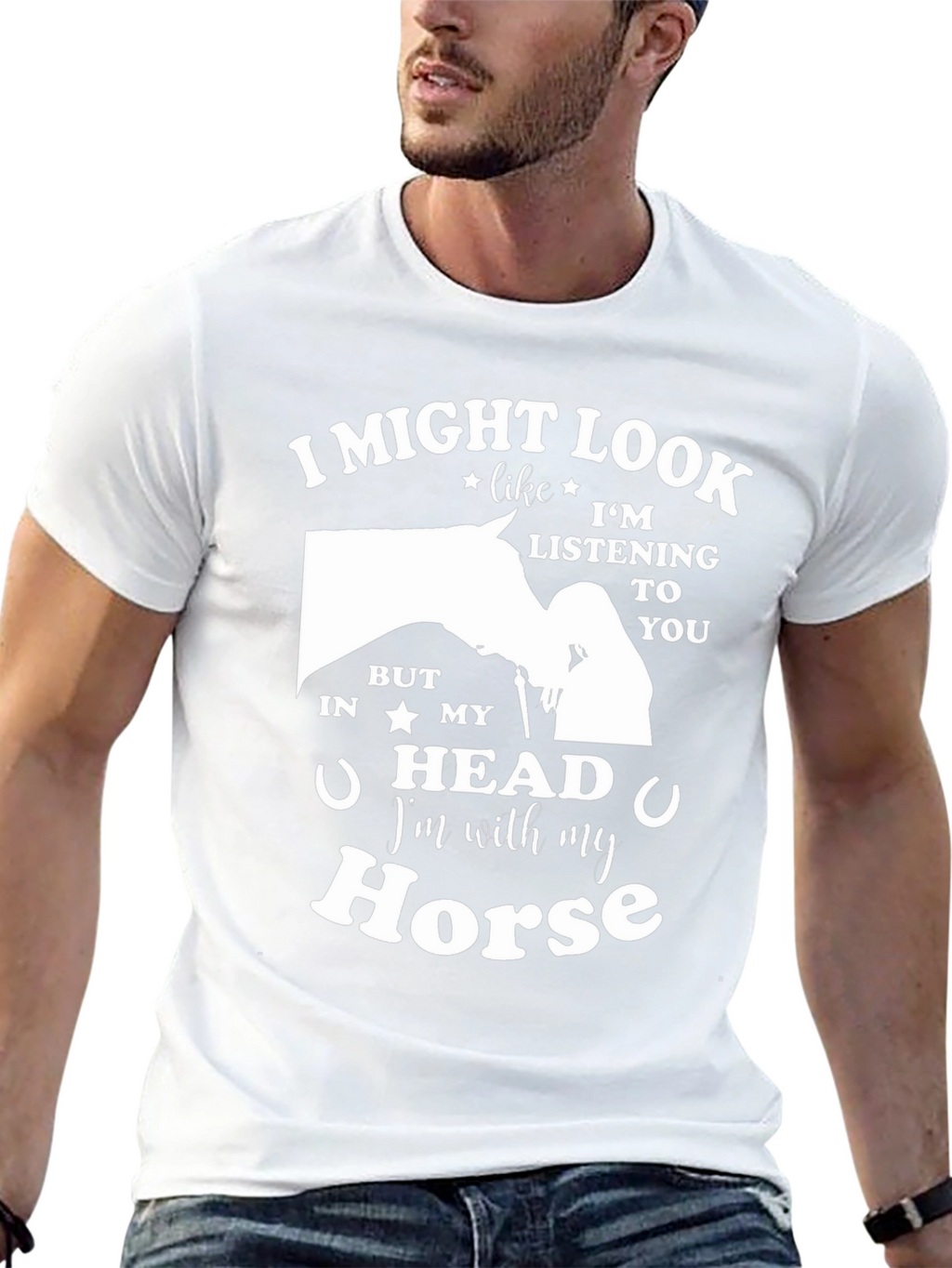 Im With My Horse Graphic T-Shirt