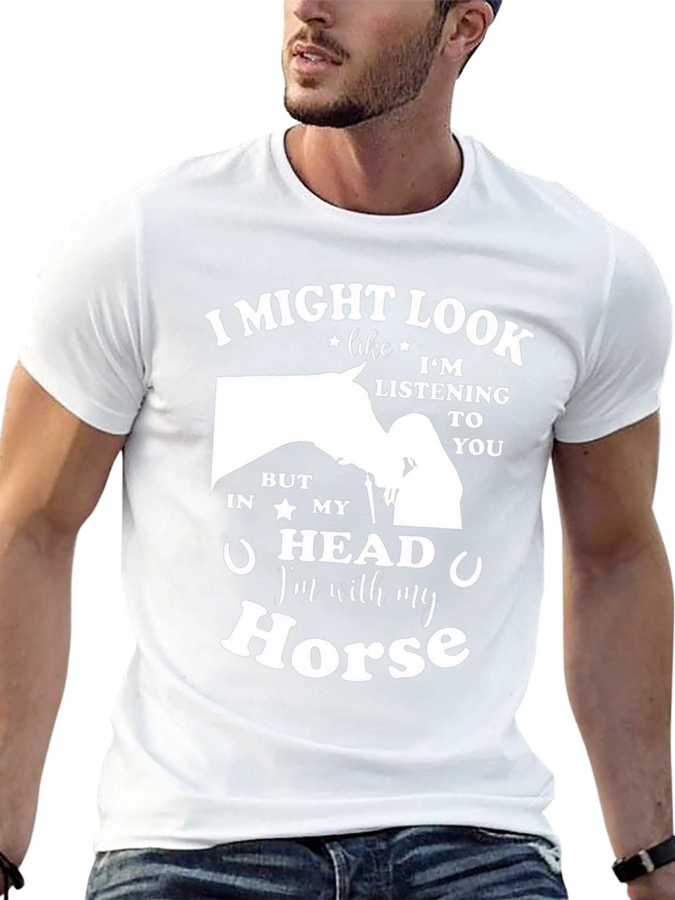 Im With My Horse Graphic T-Shirt