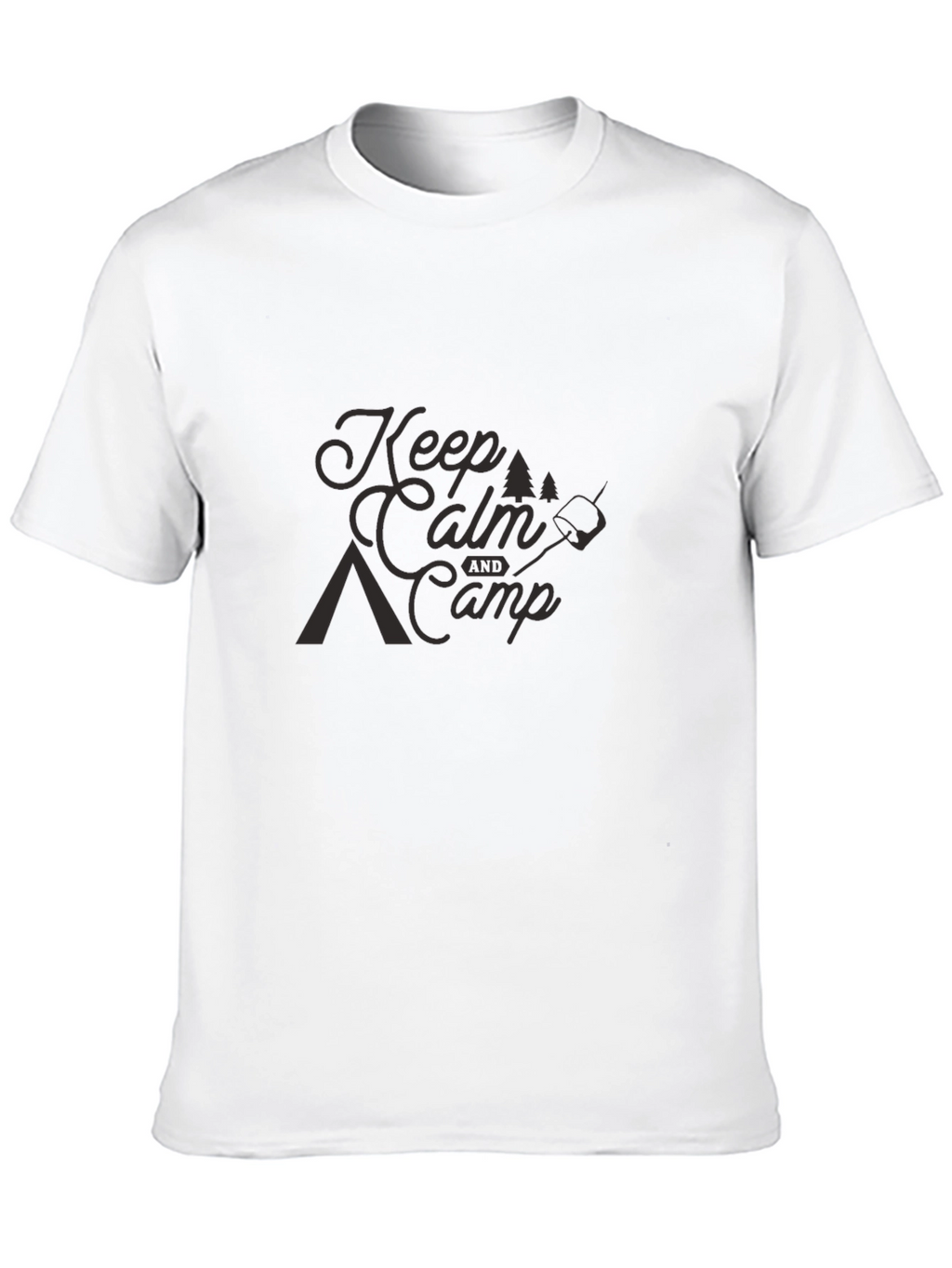 Keep Calm and Camp Black Tee