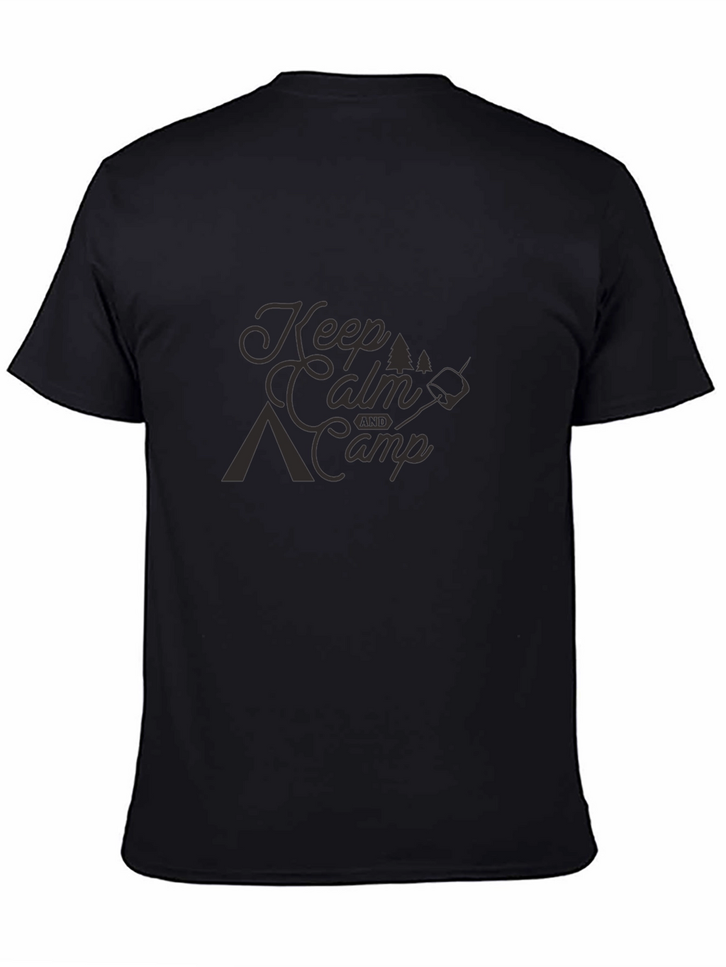 Keep Calm and Camp Black Tee