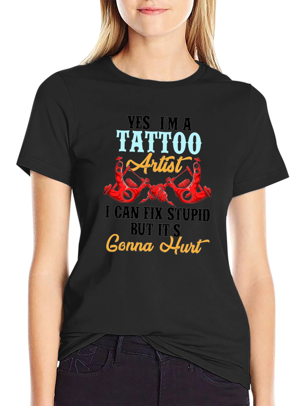 Tattoo Artist Graphic T-Shirt - Funny Tattoo Design