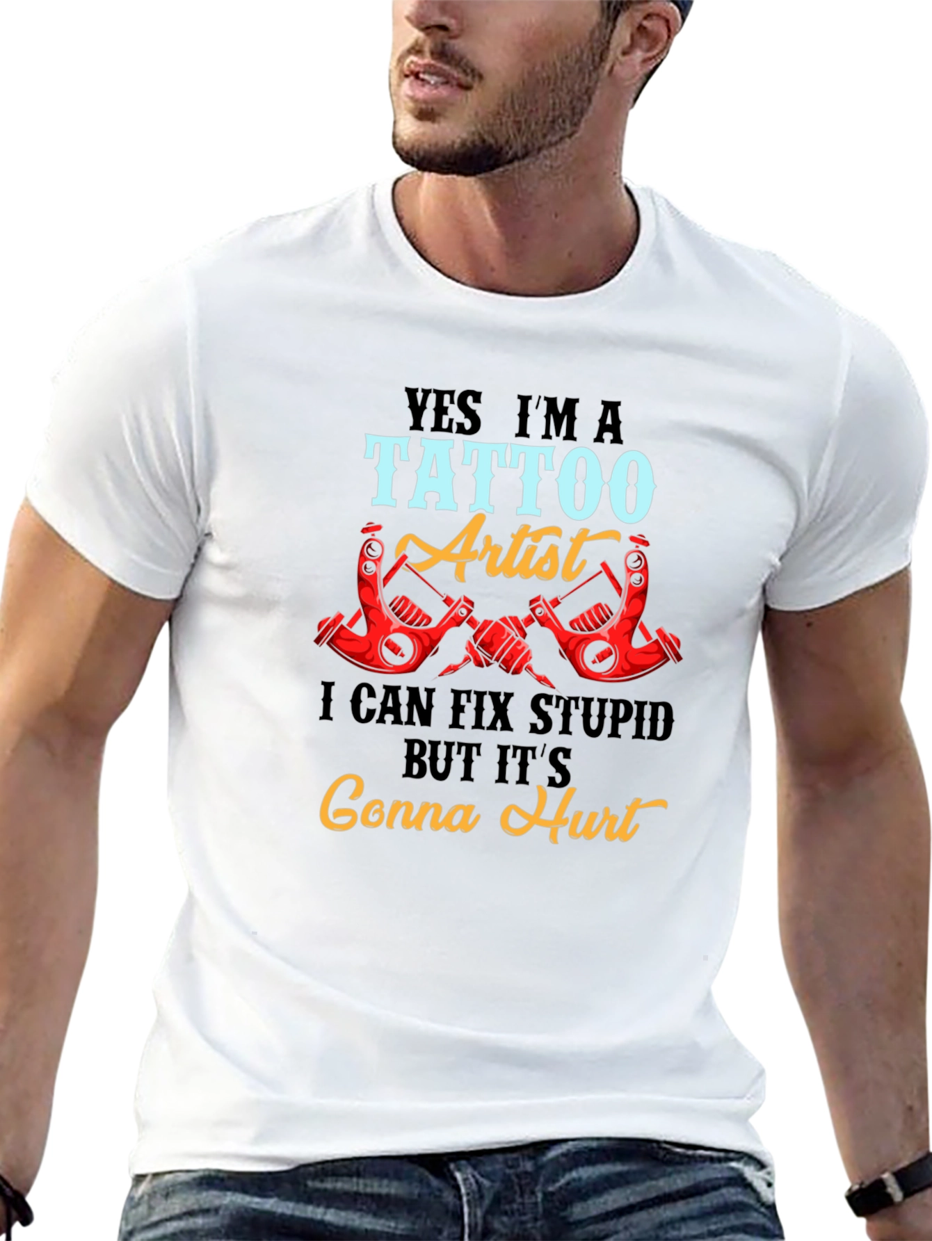Tattoo Artist Graphic T-Shirt - Funny Tattoo Design