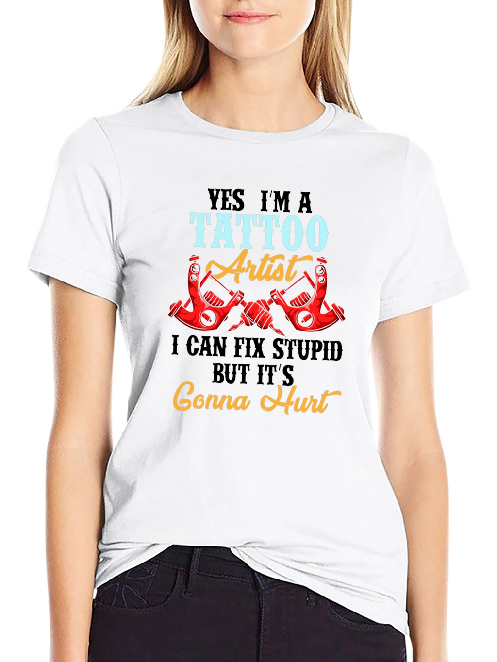 Tattoo Artist Graphic T-Shirt - Funny Tattoo Design