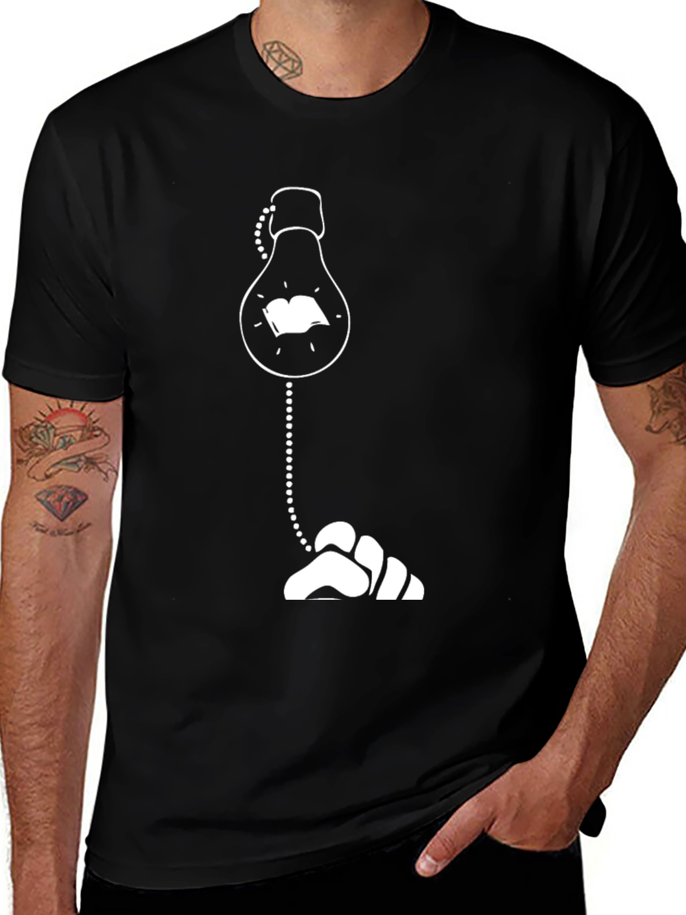 Illuminated Knowledge T-Shirt - Black
