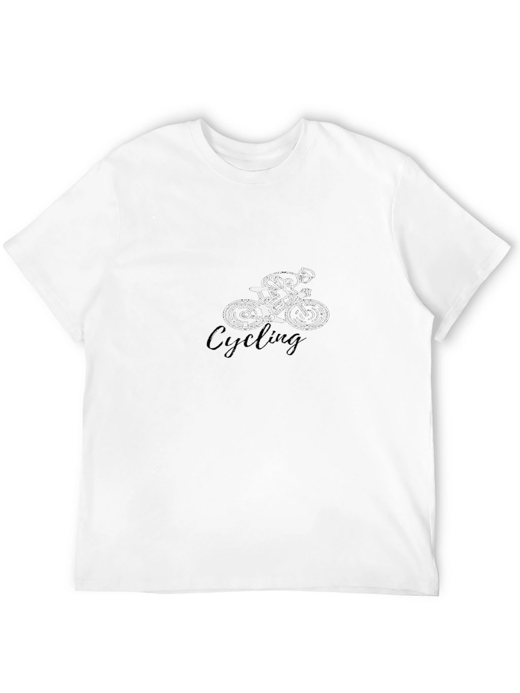 Cycling Graphic Print T-Shirt