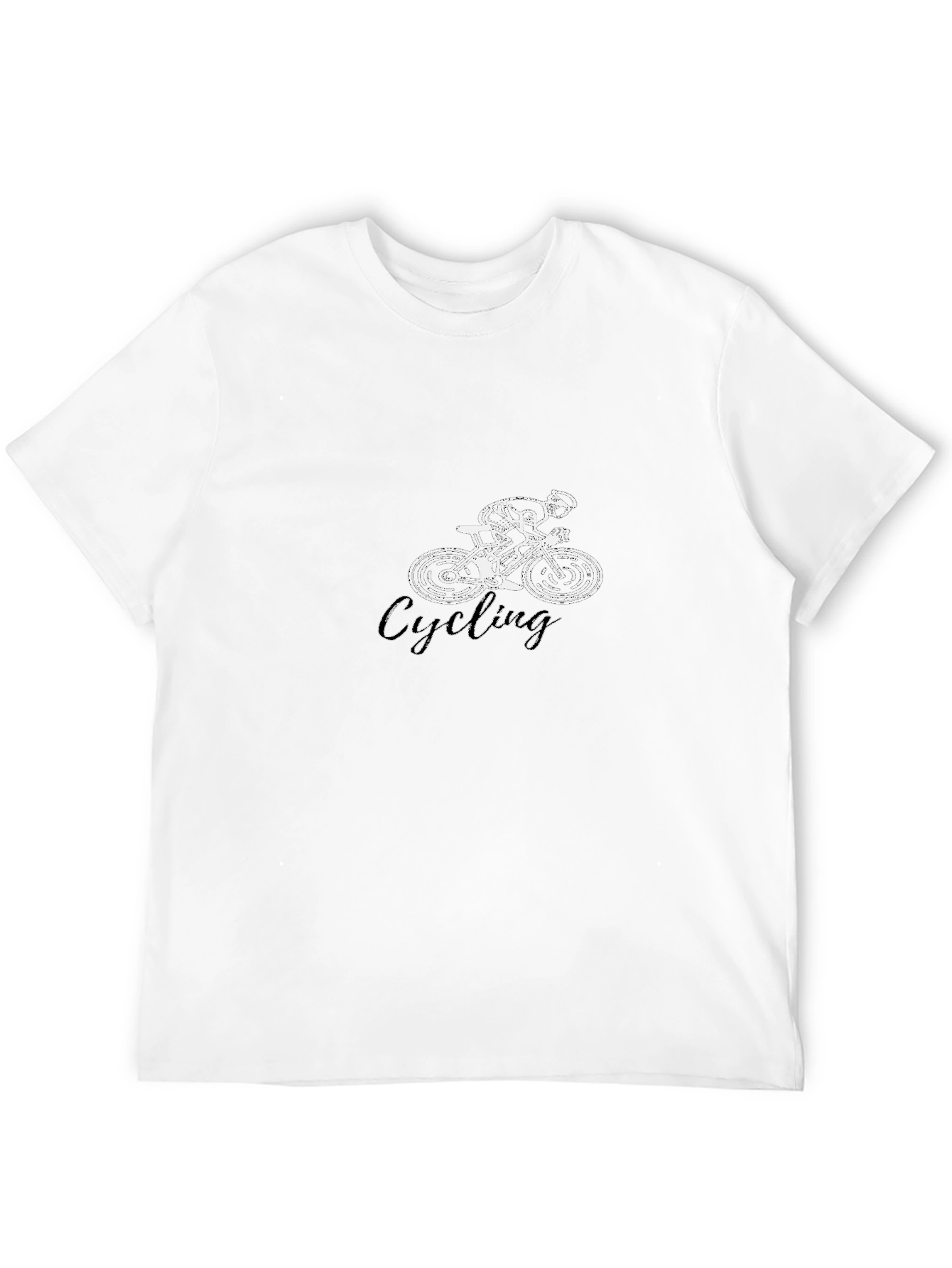 Cycling Graphic Print T-Shirt