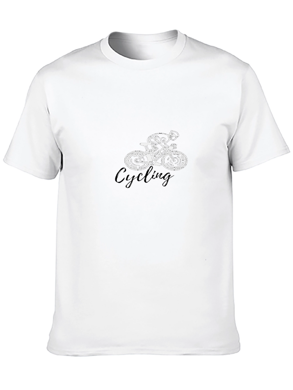Cycling Graphic Print T-Shirt