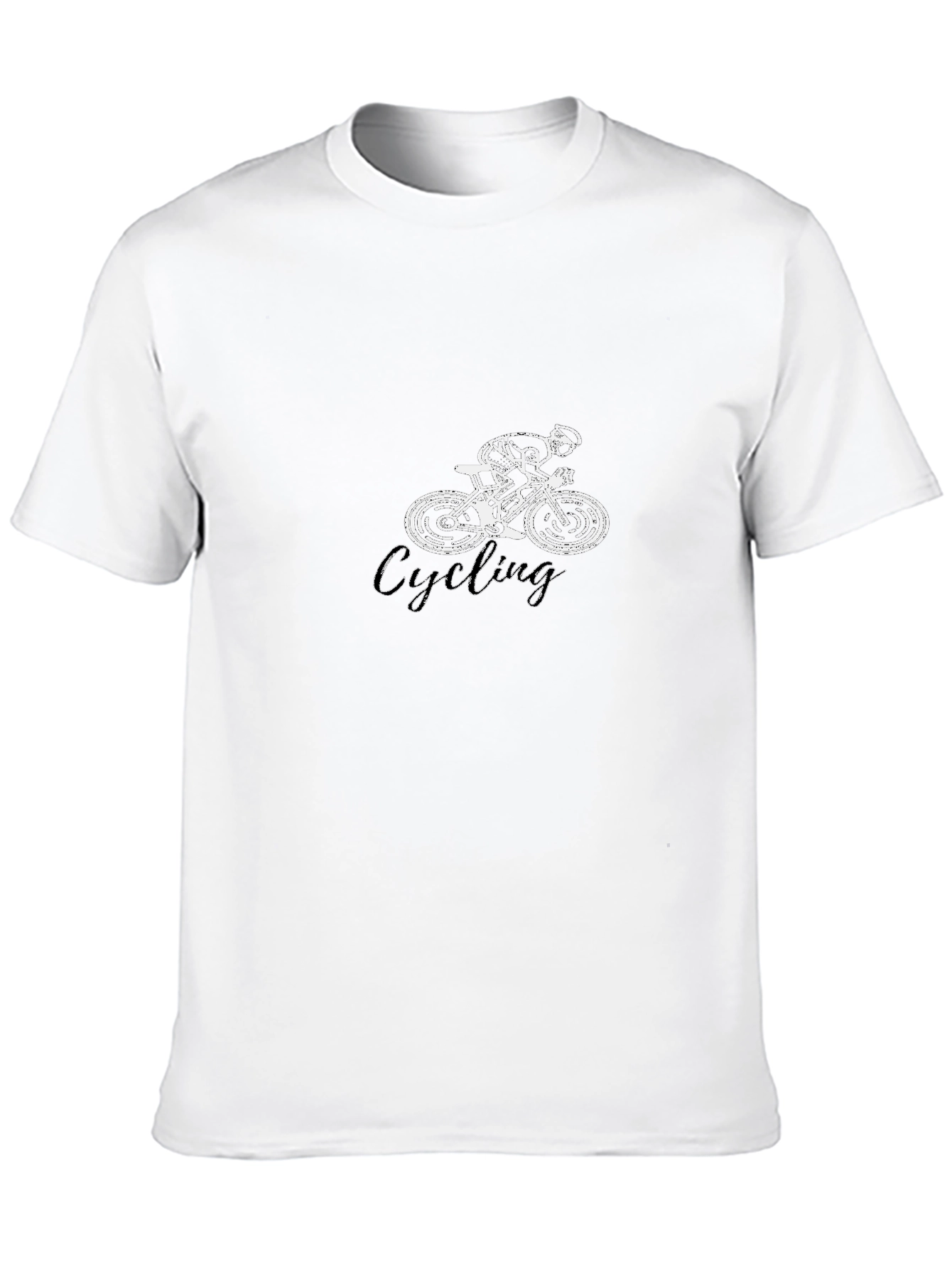Cycling Graphic Print T-Shirt