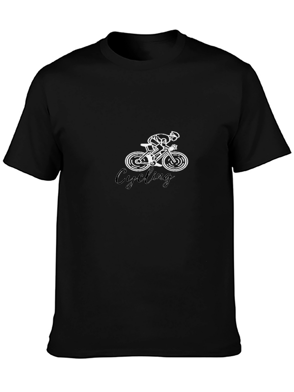Cycling Graphic Print T-Shirt