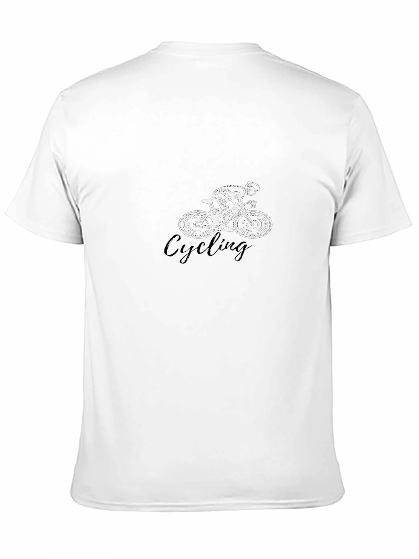 Cycling Graphic Print T-Shirt