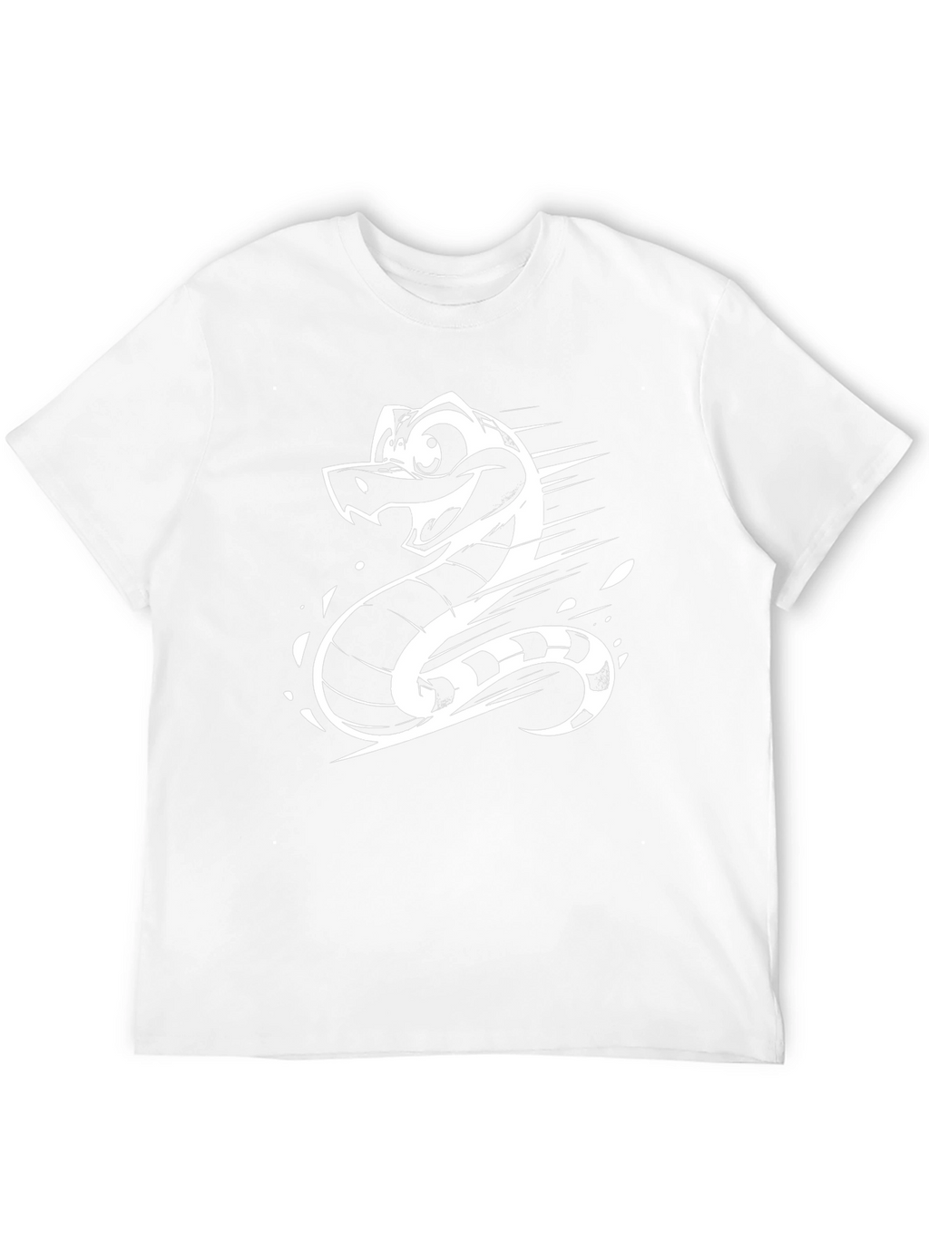 Cartoon Snake Graphic T-Shirt