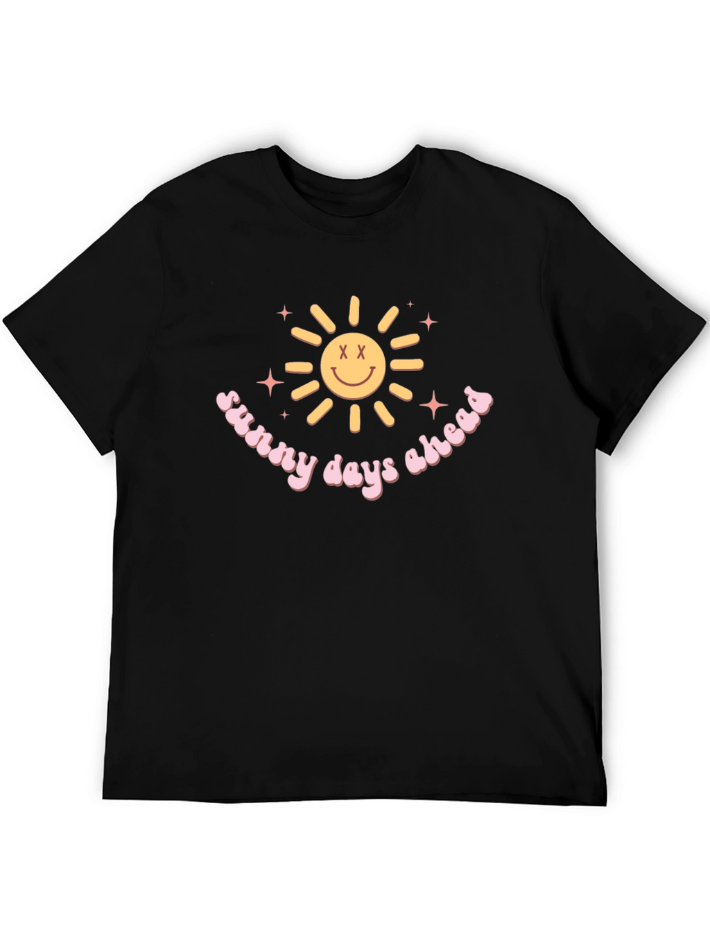 Sunny Days Ahead Black T-Shirt