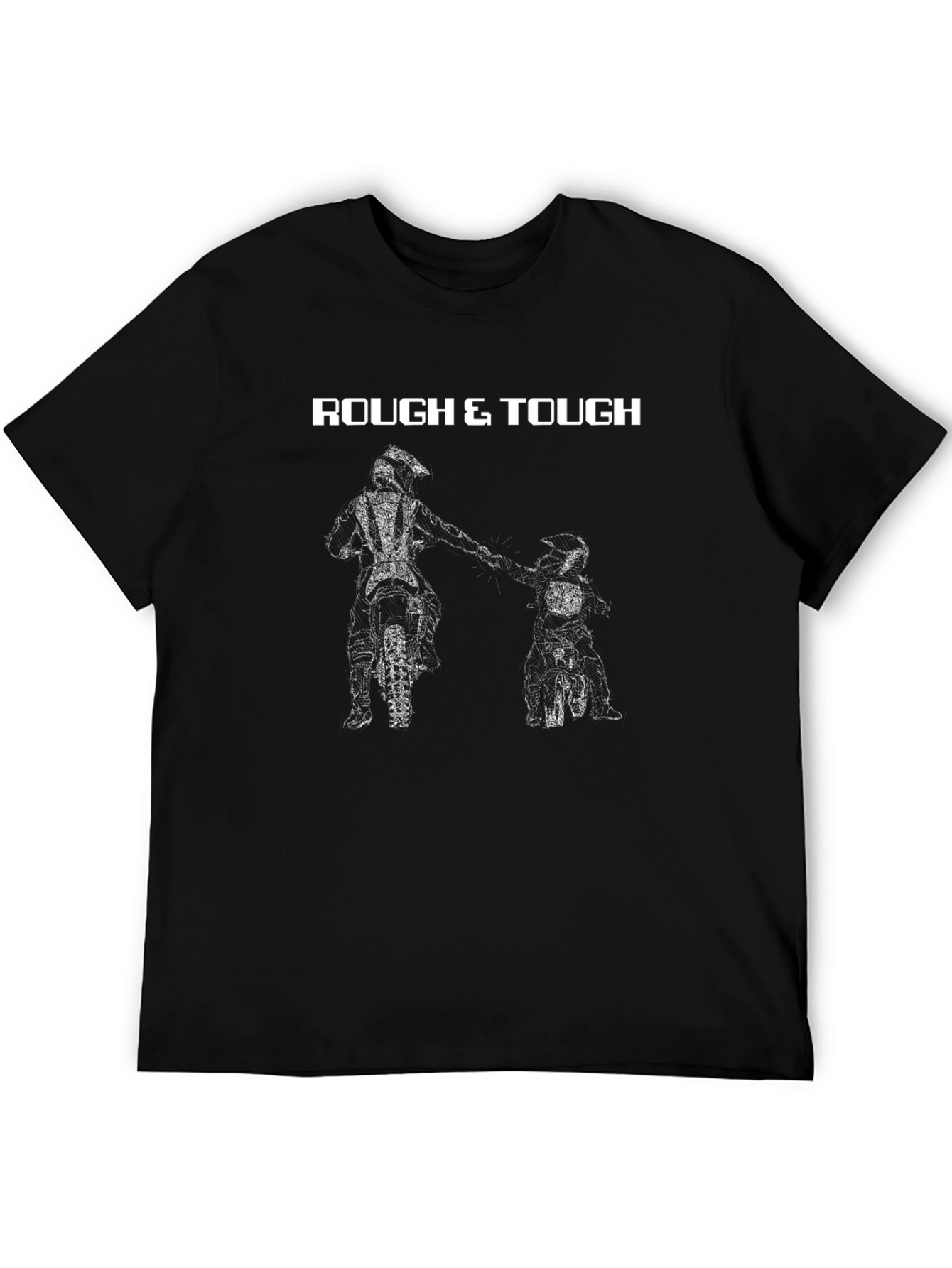 Rough & Tough Graphic T-Shirt - Motorcross Dad & Son