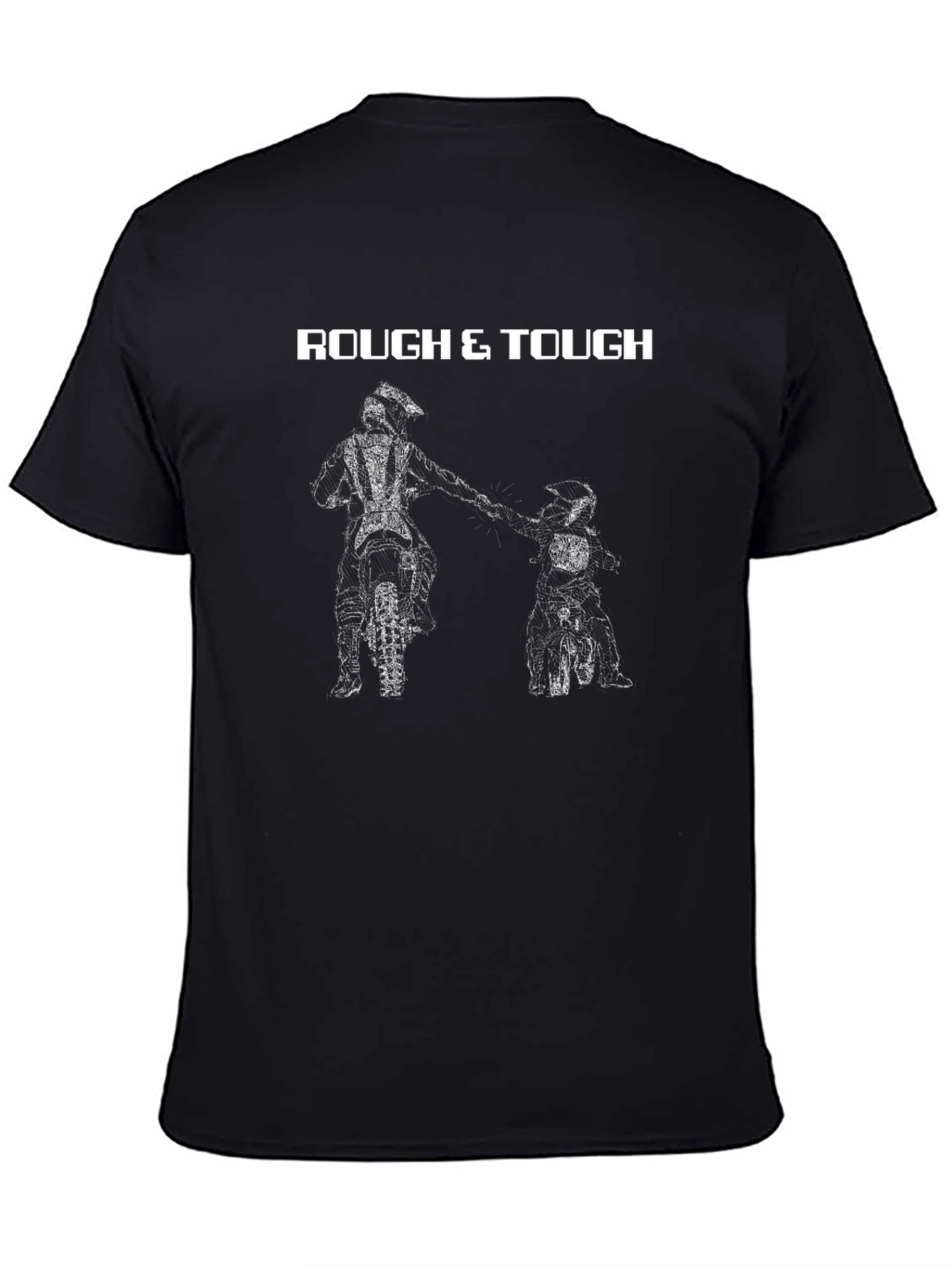 Rough & Tough Graphic T-Shirt - Motorcross Dad & Son