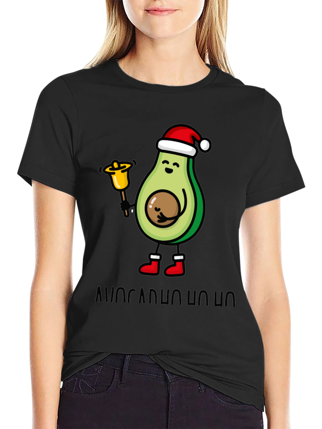 Festive Avocado Christmas T-Shirt