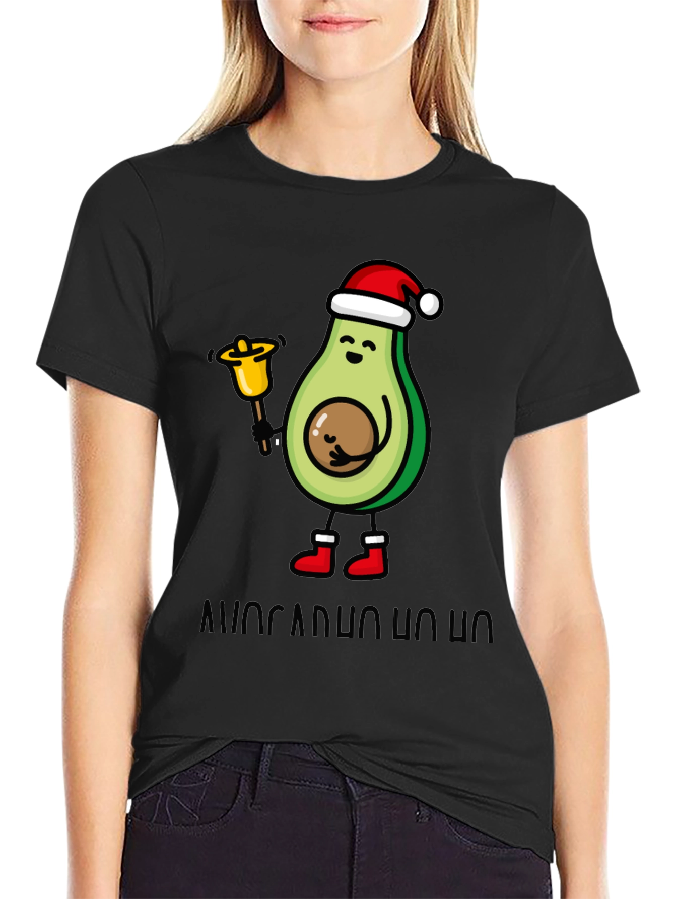 Festive Avocado Christmas T-Shirt