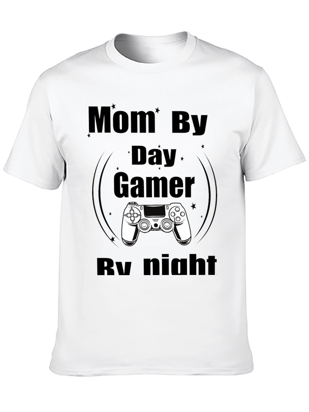 Mom By Day Gamer By Night Graphic Tee