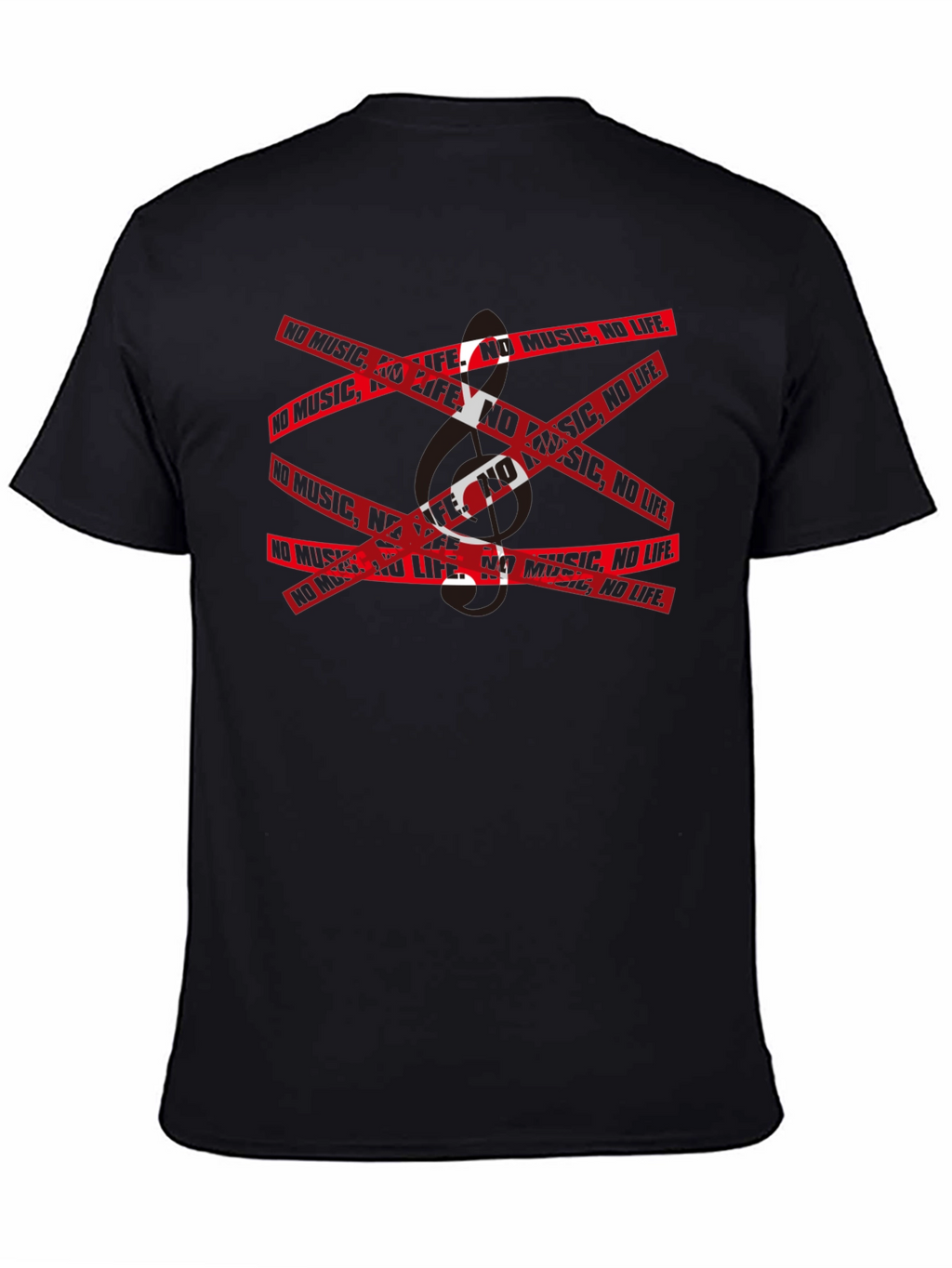 No Music No Life Graphic T-Shirt