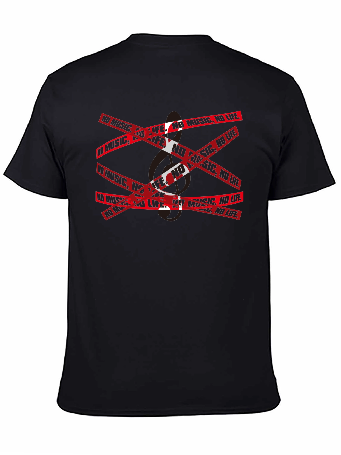 No Music No Life Graphic T-Shirt
