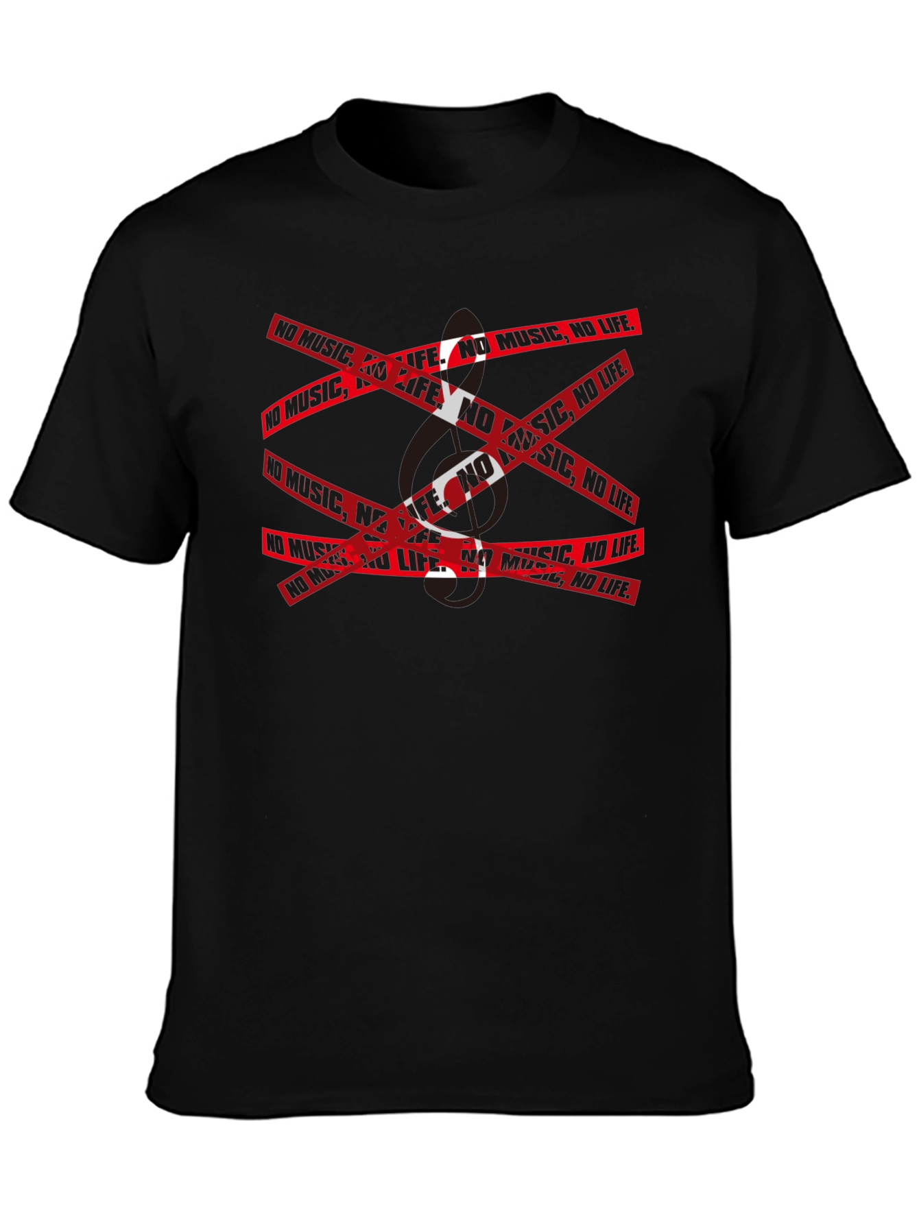 No Music No Life Graphic T-Shirt