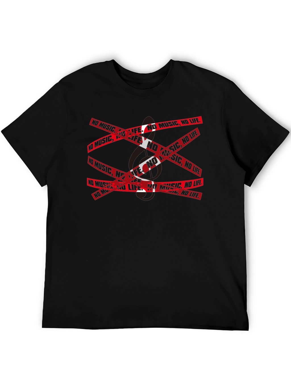 No Music No Life Graphic T-Shirt