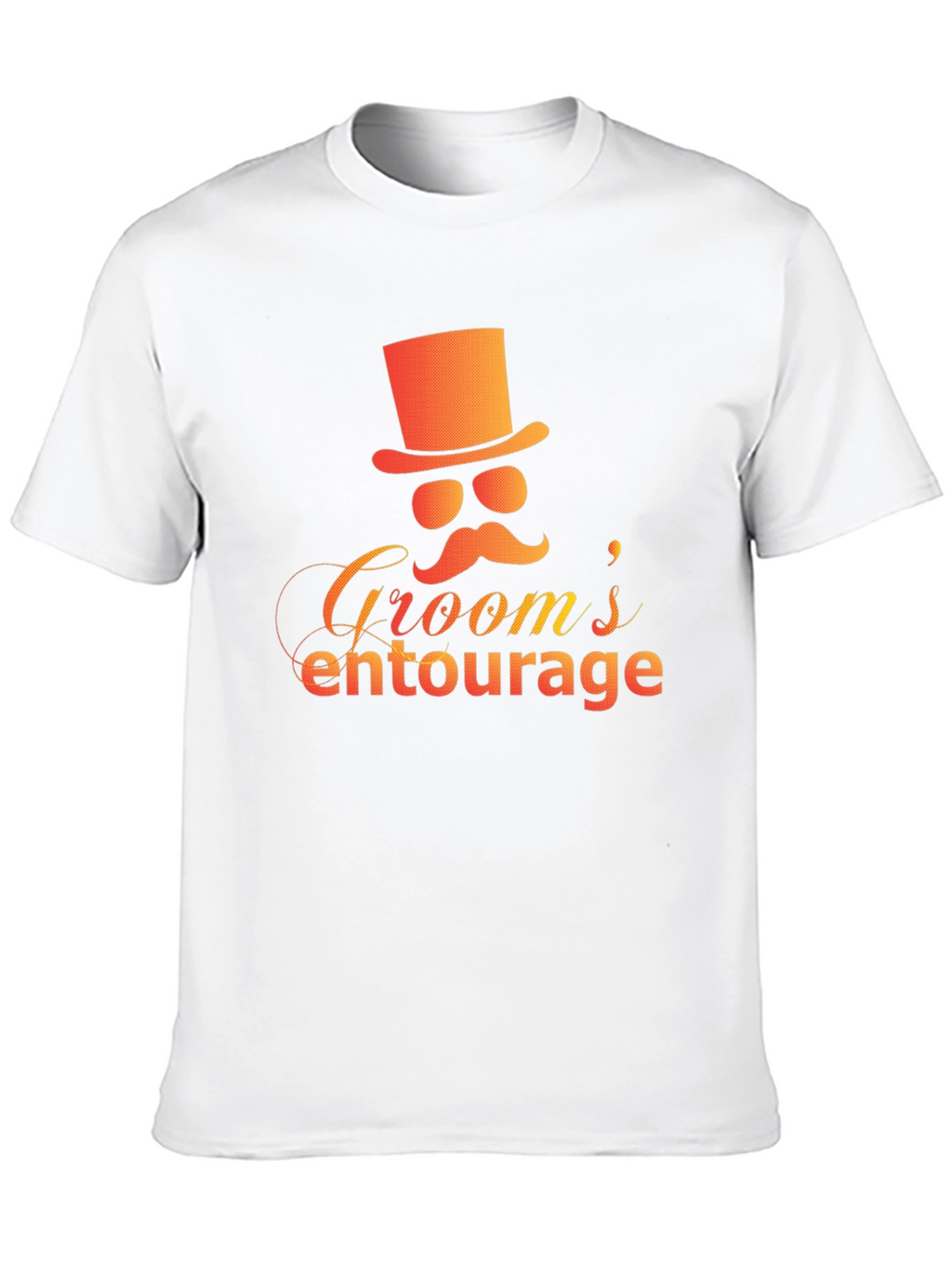 Grooms Entourage Black Graphic Tee