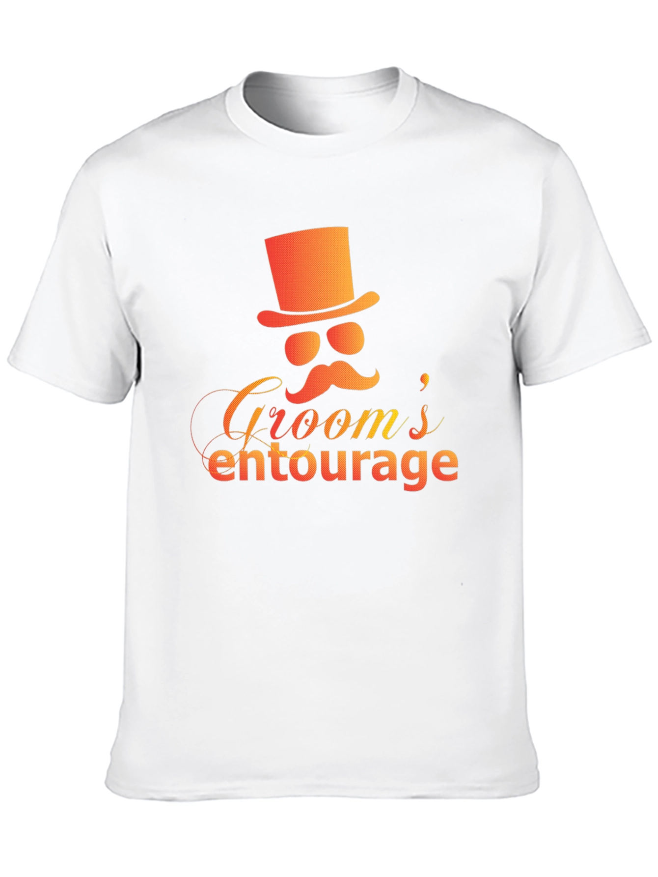 Grooms Entourage Black Graphic Tee