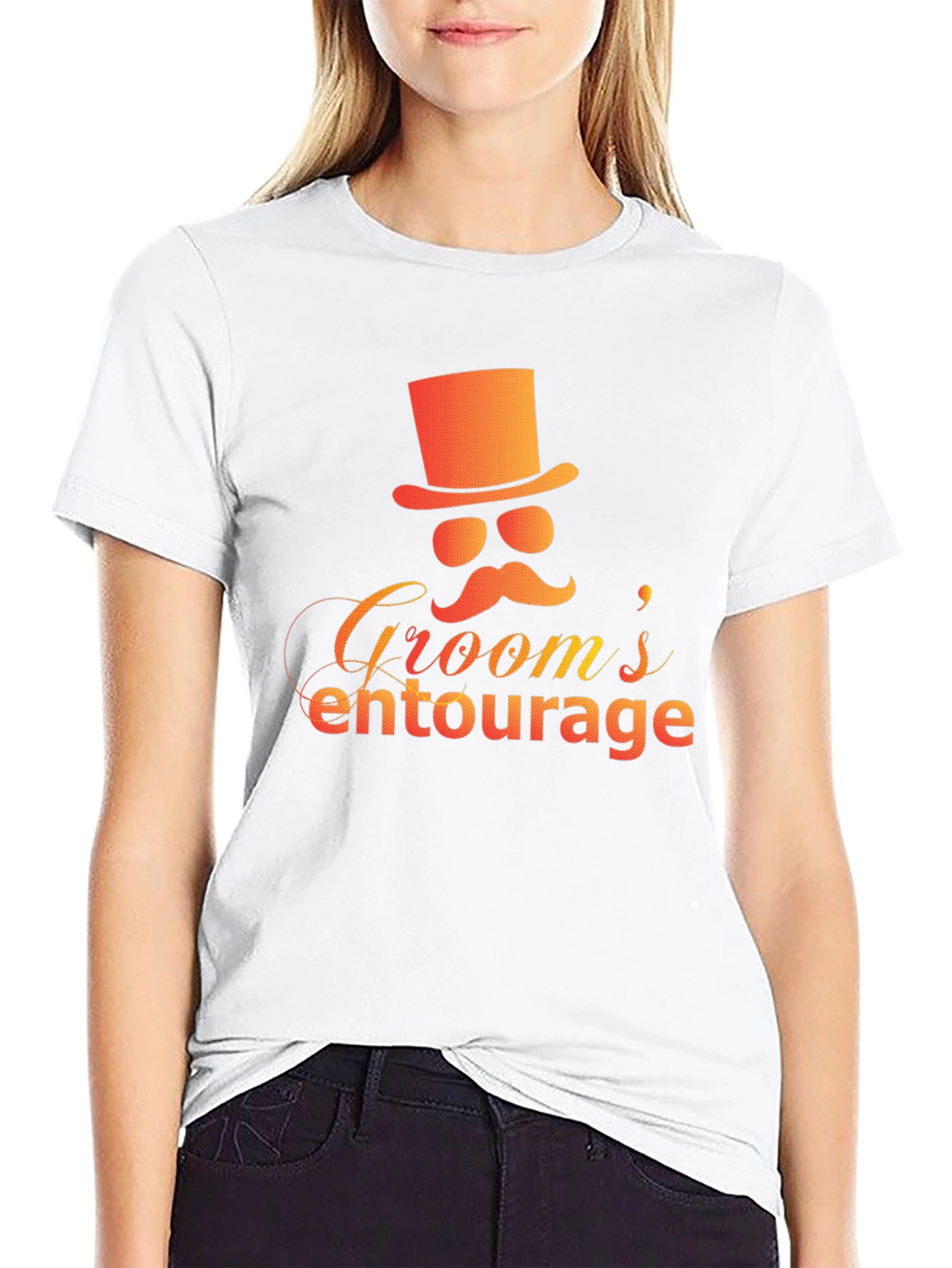 Grooms Entourage Black Graphic Tee