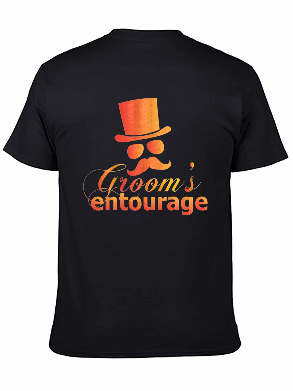 Grooms Entourage Black Graphic Tee