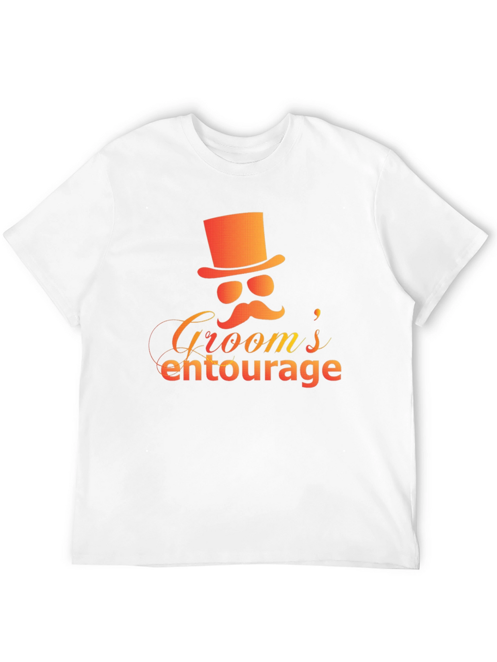 Grooms Entourage Black Graphic Tee